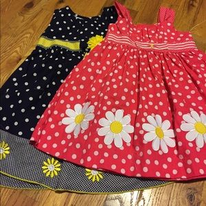 Two dresses.